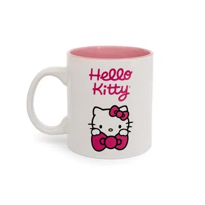 Silver Buffalo Hello Kitty Ceramic Mug | Holds 20 Ounces In Black;white;pink