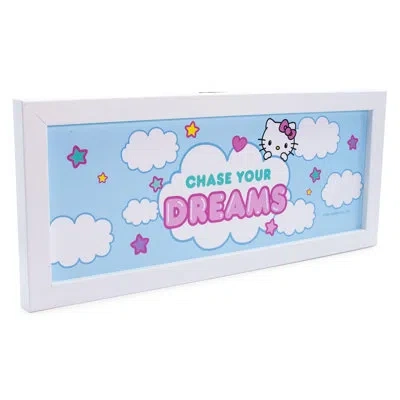 Silver Buffalo Hello Kitty Chase Your Dreams Door Sign In Multicolor