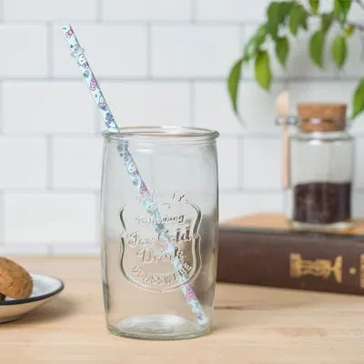 Silver Buffalo Hello Kitty Kawaii Plastic Disposable Straws
