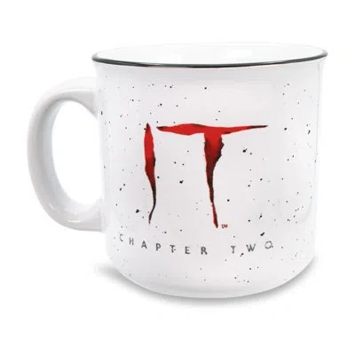 Silver Buffalo It Pennywise "come Home" Ceramic Camper Mug | Holds 20 Ounces In White;red