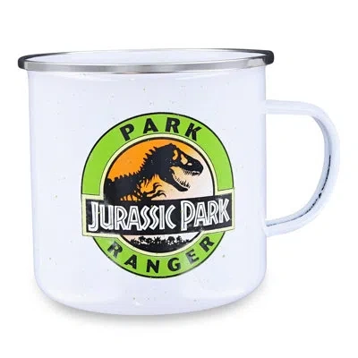 Silver Buffalo Jurassic Park Ranger Coffee Mug In Black;white;green