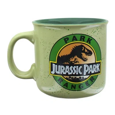 Silver Buffalo Jurassic Park Ranger Coffee Mug In Green