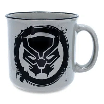 Silver Buffalo Marvel Comics Black Panther Ceramic Mug | Holds 20 Ounces In Black;gray