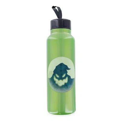 Silver Buffalo Nightmare Before Christmas Everyone Boogie 27 Oz. Stainless Steel Water Bottle In Green