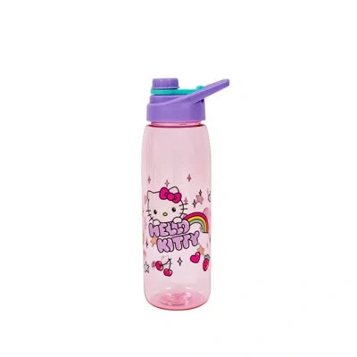 Silver Buffalo Sanrio Hello Kitty Rainbow Treats And Stars 29oz Water Bottle In Pink;purple