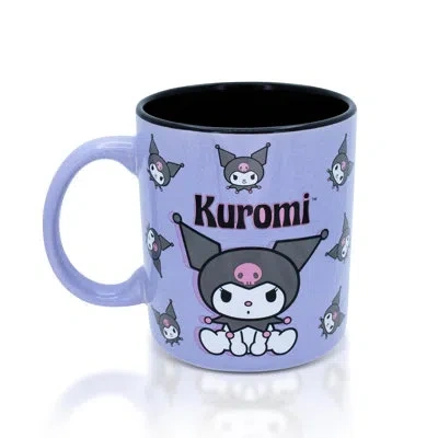 Silver Buffalo Sanrio Kuromi Purple Ceramic Mug | Holds 20 Ounces In Blue;gray