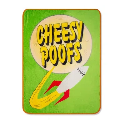 Silver Buffalo South Park Cheesy Poofs Raschel Throw Blanket | 45 X 60 Inches