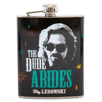 Silver Buffalo Stainless Steel Flask In Matte