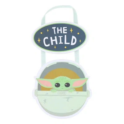 Silver Buffalo Star Wars The Child Peeking Wall Décor In Blue