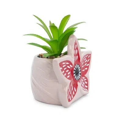 Silver Buffalo Stranger Things Demogorgon 3-inch Ceramic Mini Planter With Artificial Succulent