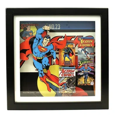 Silver Buffalo Superman Wall Décor In Blue;black;red