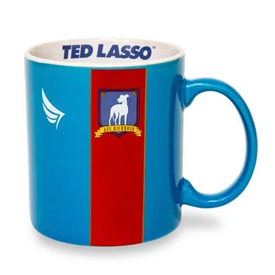 Silver Buffalo Ted Lasso Roy Kent Jersey Ceramic Mug | Holds 20 Ounces In Blue;red