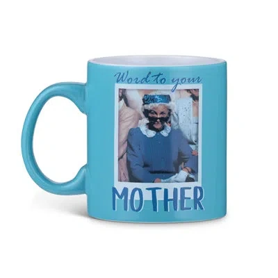 Silver Buffalo The Golden Girls Coffee Mug | Sophia Word To Your Mother | Holds 20 Ounces In Blue