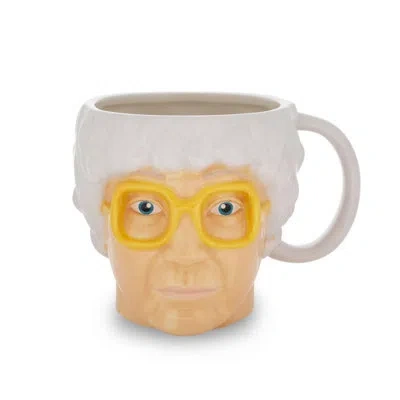 Silver Buffalo The Golden Girls Sophia Petrillo Sculpted Ceramic Mug | Holds 20 Ounces In Yellow;cream