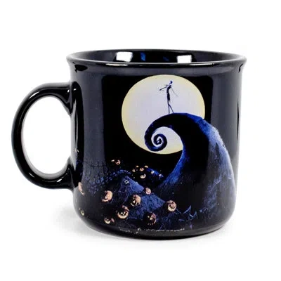 Silver Buffalo The Nightmare Before Christmas Jack Skellington Camper Mug | Holds 20 Ounces In Blue;black;white
