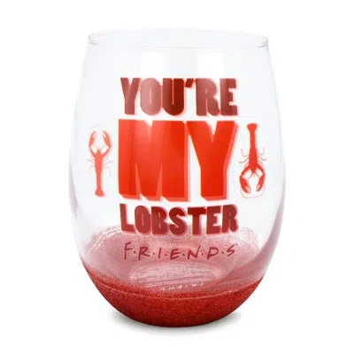 Silver Buffalo You're My Lobster 20 Oz. Drinking Glass In Red