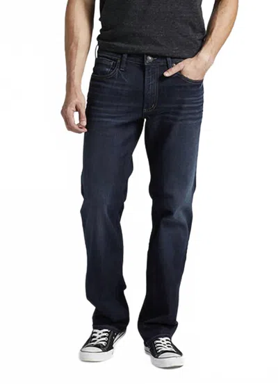 Silver Jeans Co. Allan Classic Fit Straight Leg Jeans In Indigo In Blue