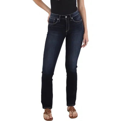 Silver Jeans Co. Avery Curvy Fit Slimboot Womens Pocket Denim Bootcut Jeans
