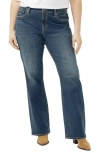 Silver Jeans Co. Avery Curvy High Waist Bootcut Jeans In Blue