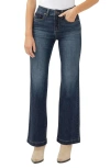 Silver Jeans Co. Avery Curvy High Waist Relaxed Straight Leg Trouser Jeans In Indigo