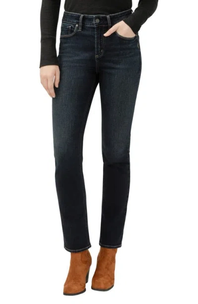 SILVER JEANS CO. SILVER JEANS CO. AVERY HIGH WAIST SLIM STRAIGHT LEG JEANS