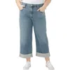 Silver Jeans Co. Plus Size Be Easy High-rise Wide-leg Jeans In Indigo