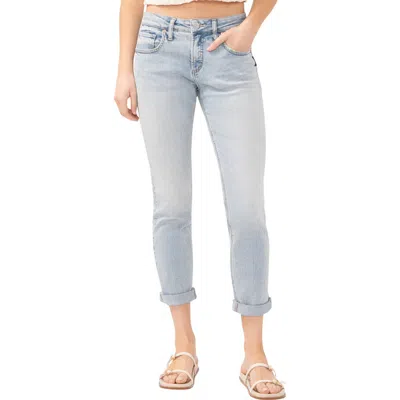 Silver Jeans Co. Boyfriend Jeans In Indigo