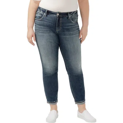 Silver Jeans Co. Boyfriend Jeans In Indigo