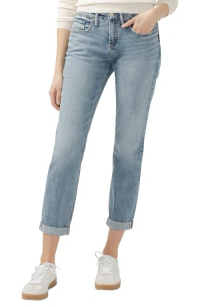 Silver Jeans Co. Boyfriend Jeans In Indigo