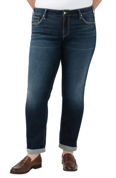 Silver Jeans Co. Boyfriend Jeans In Indigo