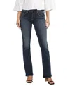 Silver Jeans Co. Suki Curvy Mid Rise Bootcut Jeans In Indigo