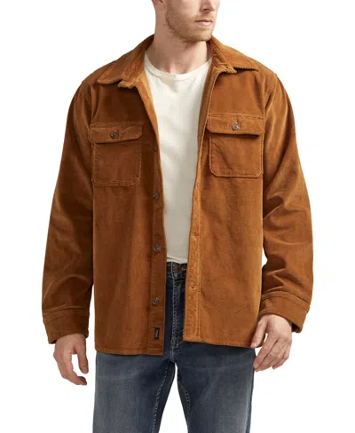 SILVER JEANS CO. CORDUROY SHIRT JACKET