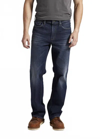 Silver Jeans Co. Craig Jean In Dark Wash In Blue
