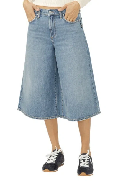Silver Jeans Co. Culotte Jeans In Blue