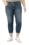 Silver Jeans Co. Plus Size Boyfriend Mid Rise Slim Leg Jeans