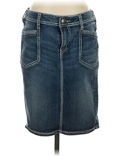 Pre-owned Silver Jeans Co. Denim Skirt In Blue