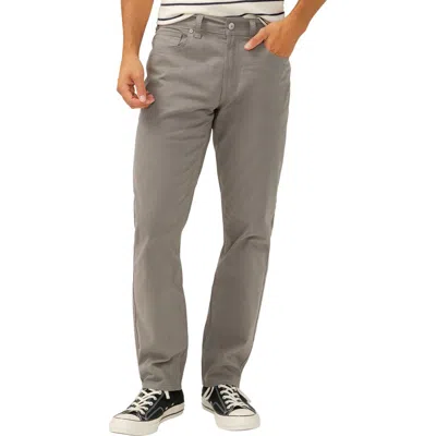 Silver Jeans Co. Eddie Athletic Fit Tapered Jeans In Gray