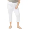 Silver Jeans Co. Plus Size Suki Mid Rise Curvy Fit Kick Flare Jeans In White