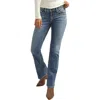 Silver Jeans Co. Elyse Mid Rise Slim Bootcut Jeans In Indigo