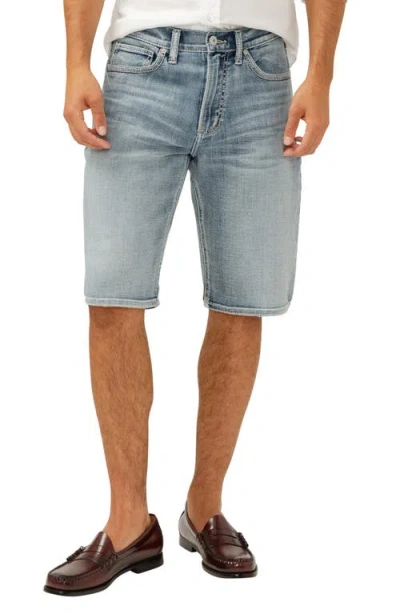 Silver Jeans Co. Gordie Relaxed Fit Denim Shorts In Indigo
