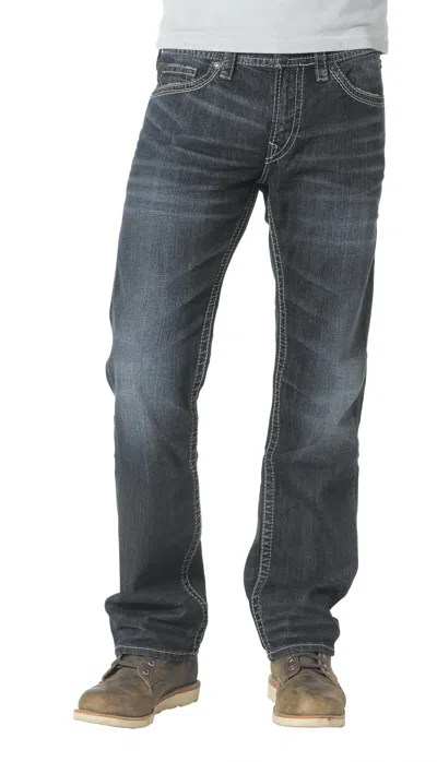 Silver Jeans Co. Gordie Relaxed Fit Straight Leg Jeans In Indigo In Blue