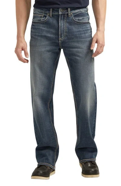 Silver Jeans Co. Gordie Relaxed Straight Leg Jeans In Indigo