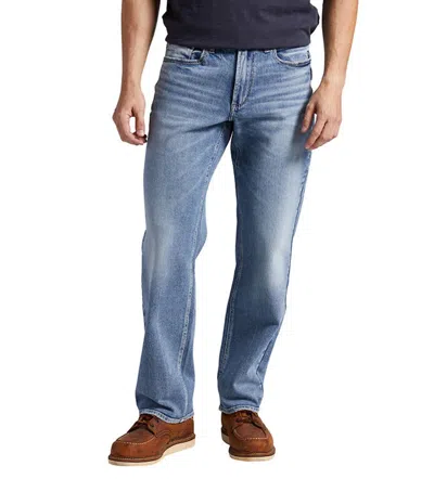 Silver Jeans Co. Gordie Straight Relaxed Fit Jean In Indigo In Multi