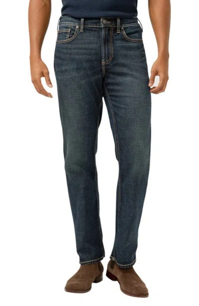 Silver Jeans Co. Grayson Classic Fit Straight Leg Luxe Heritage Jeans In Indigo