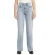 Silver Jeans Co. High Rise Highly Desirable Trouser In Indigo In Multi