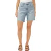 SILVER JEANS CO. SILVER JEANS CO. HIGH WAIST LONG DENIM SHORTS