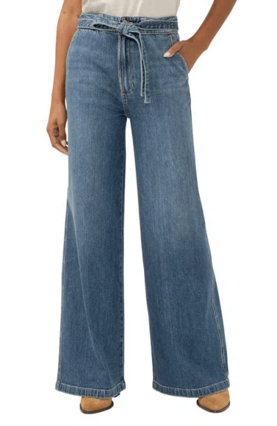 Silver Jeans Co. Highly Desirable Belted High Waist Wide Leg Jeans