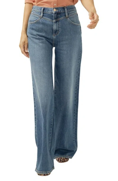 Silver Jeans Co. Highly Desirable High Rise Wide Leg Jeans In Blue