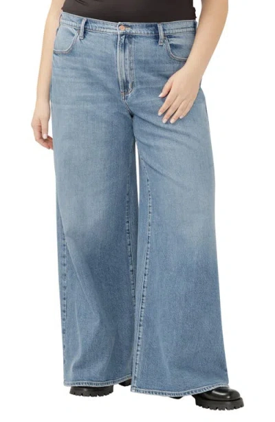Silver Jeans Co. Highly Desirable High Waist Ultra Wide Leg Jeans In Indigo