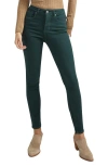 Silver Jeans Co. Women's Isbister High Rise Skinny Leg Jeans In Emerald Green